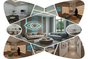 دکوراسیون مطب چشم پزشکی و بینایی سنجی