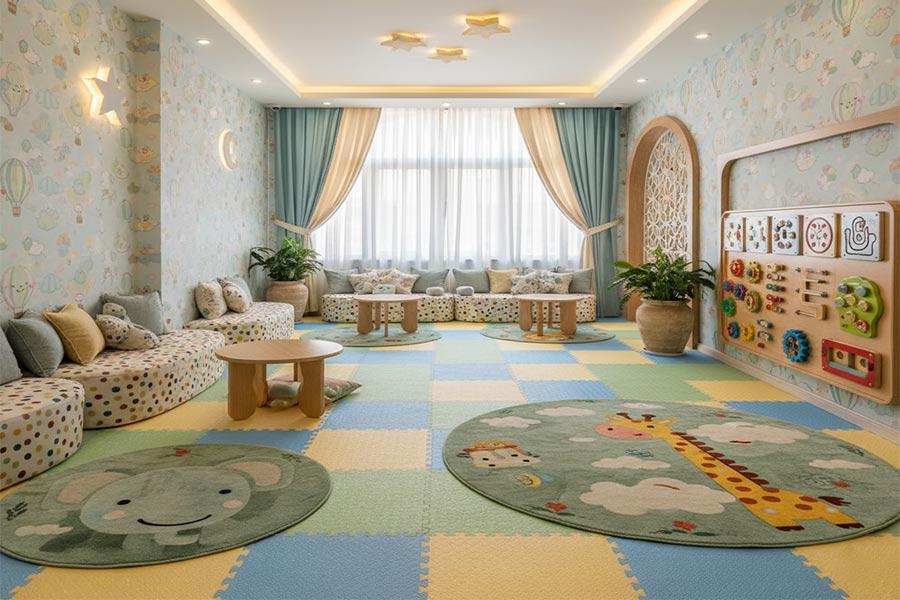 دکوراسیون مطب اطفال + (طراحی، مشاوره و اجرا) 75 انتخاب متریال در دکوراسیون مطب اطفال