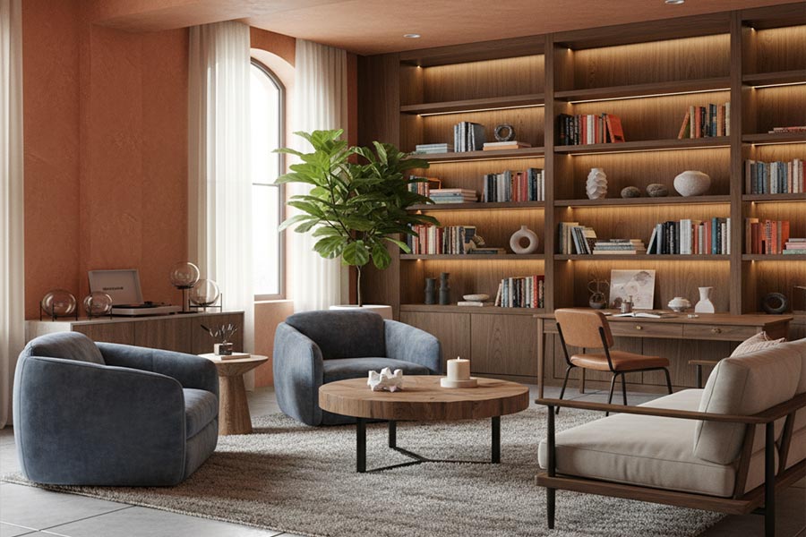 دکوراسیون مطب روانشناسی + (مشاوره، طراحی و اجرا دکور کلینیک روانپزشکی) 72 دکوراسیون داخلی مطب روانشناسی