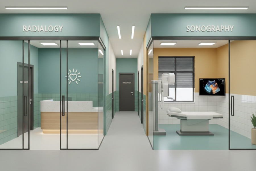 دکوراسیون مطب سونوگرافی