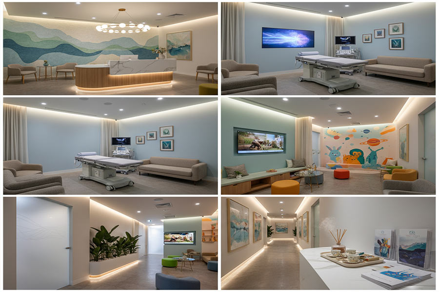 دکوراسیون مطب سونوگرافی، رادیولوژی و ام ار ای