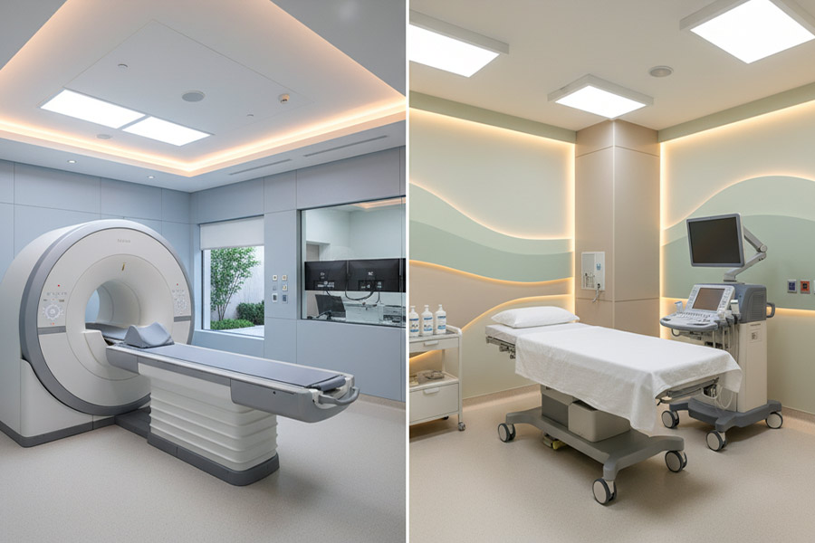 طراحی اتاق‌ های تشخیصی و تصویربرداری