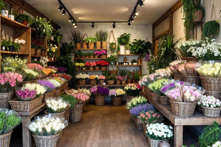 طراحی دکوراسیون داخلی مغازه گل فروشی + (مشاوره، طراحی و اجرا) 23 طراحی دکوراسیون داخلی مغازه گل فروشی
