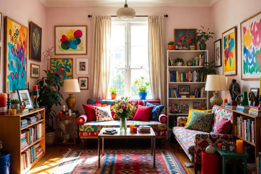 دکوراسیون داخلی خانه با رنگهای شاد + (مشاوره، طراحی و اجرا) 22 دکوراسیون داخلی خانه با رنگهای شاد