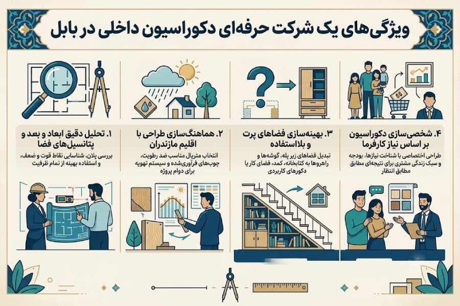 +10 بهترین شرکت دکوراسیون داخلی بابل + (لیست خدمات و شماره تماس) 47 بهترین شرکت دکوراسیون بابل
