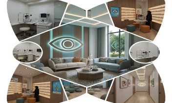 دکوراسیون مطب چشم پزشکی و بینایی سنجی